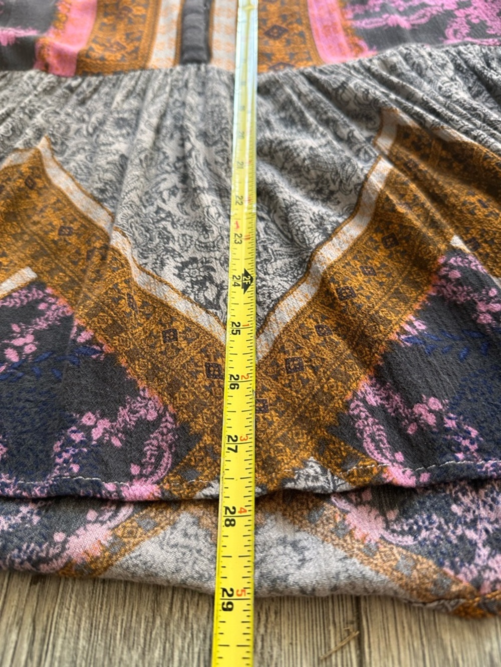 Free People Boho Oversized Flowy Tunic Size XS - Picture 6 of 6